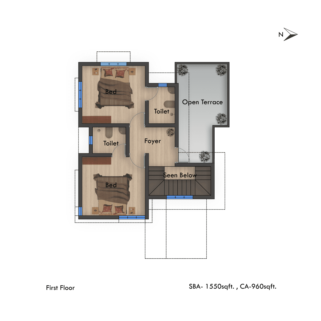 Neamath Brookfield Floor Plans - Villas in Palakkad (1)