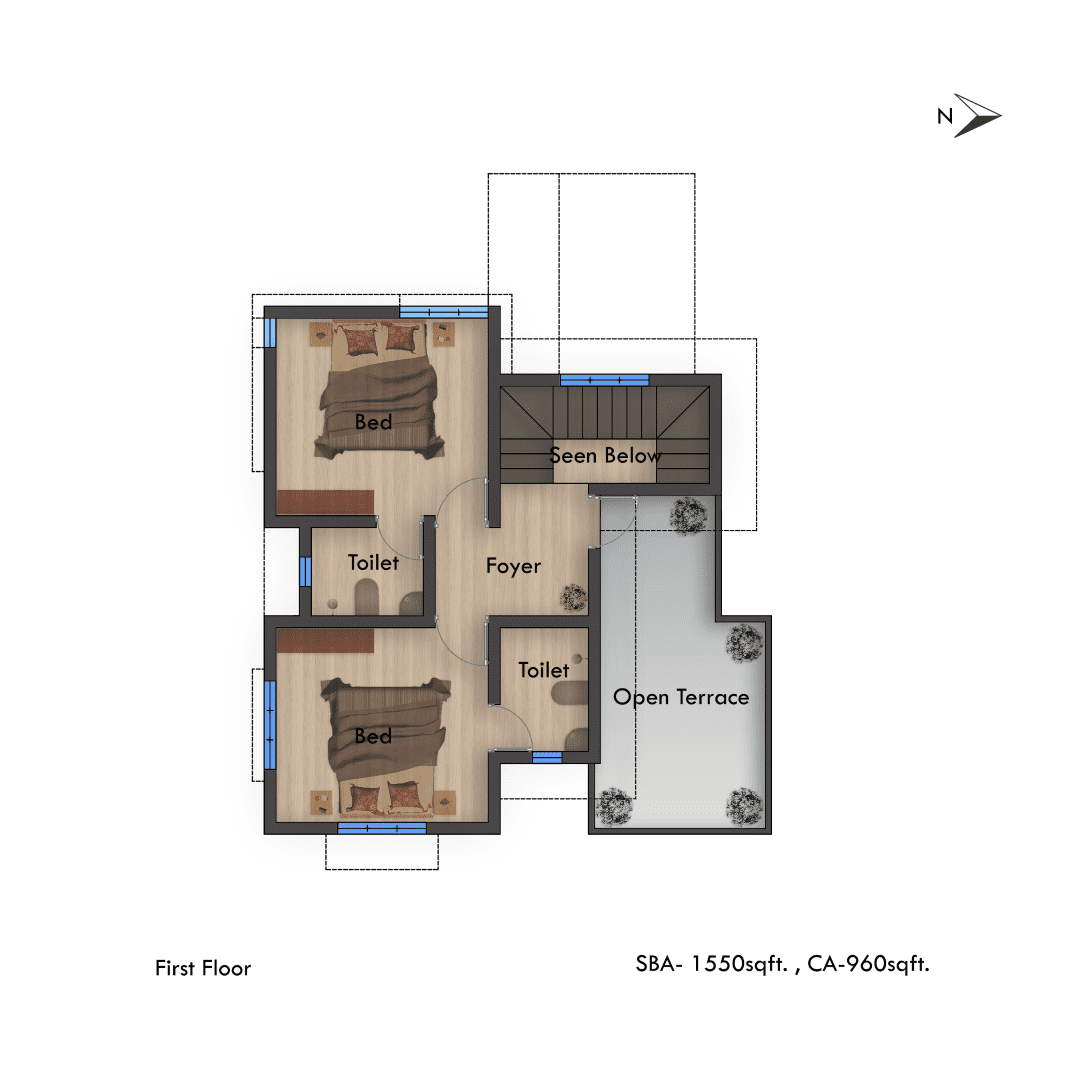 Neamath Brookfield Floor Plans - Villas in Palakkad (6)